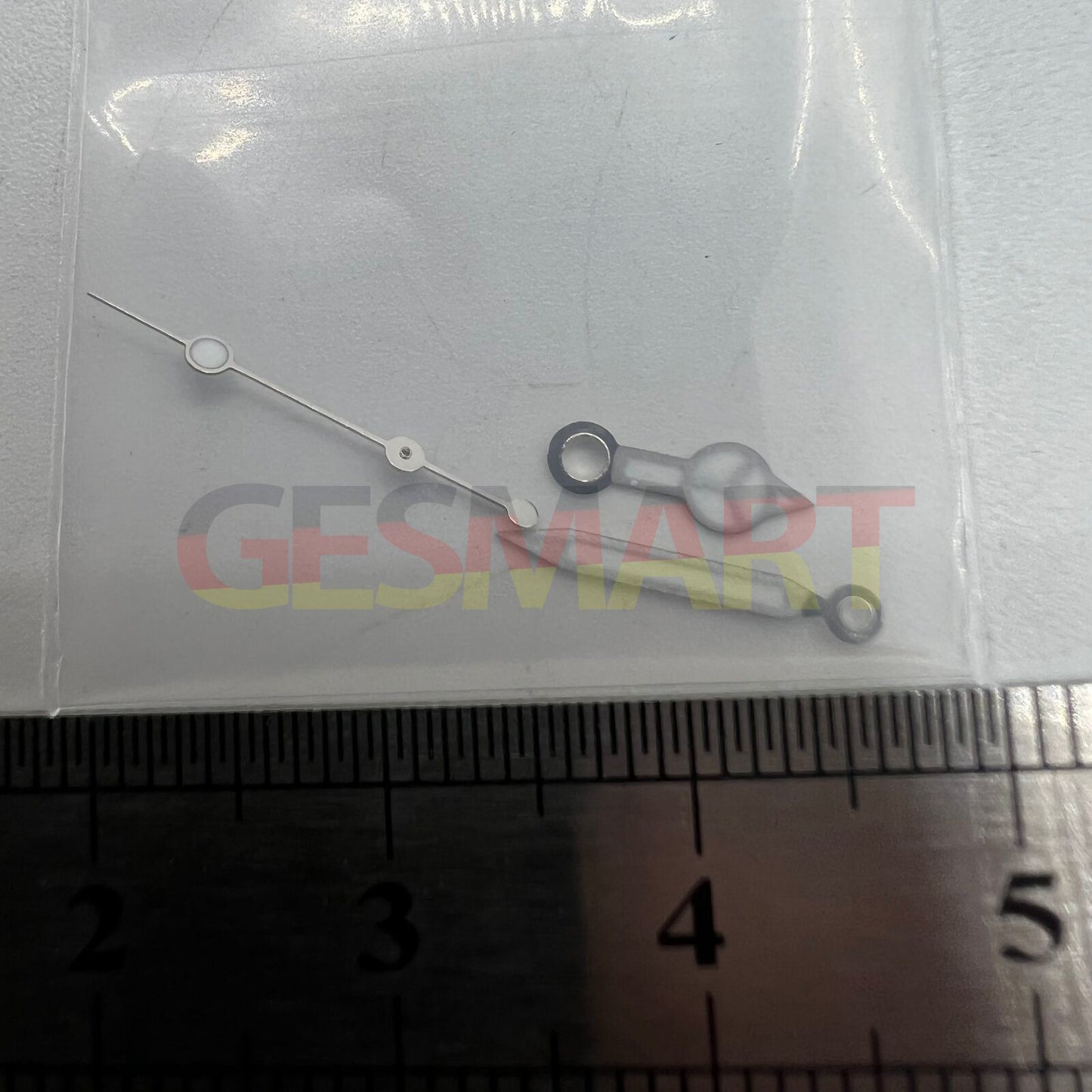 Green luminous watch hands set for NH35A/NH36A movement, includes 3 hands in 8/12/12.5mm sizes.