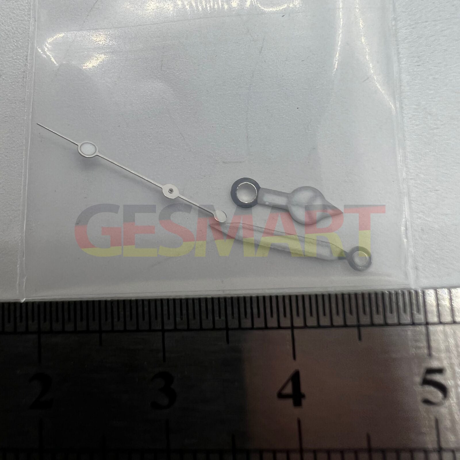 Green luminous watch hands set for NH35A/NH36A movement, includes 3 hands in 8/12/12.5mm sizes.