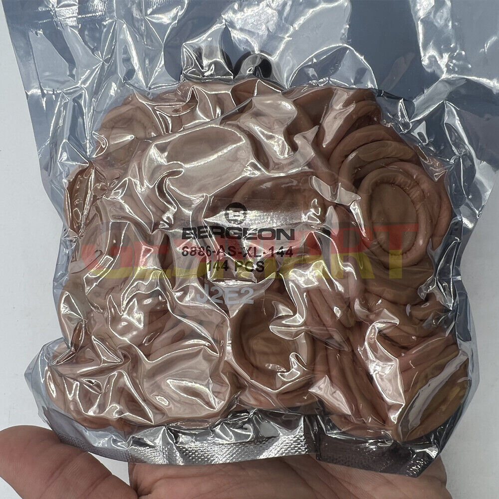 Bergeon 6886 rubber finger protection thimbles, pack of 144, ideal for watchmaking precision tasks.