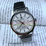 37mm China Baihua Manual Mechanical Watch 19 Jews Silver Dial Shock-Resistant