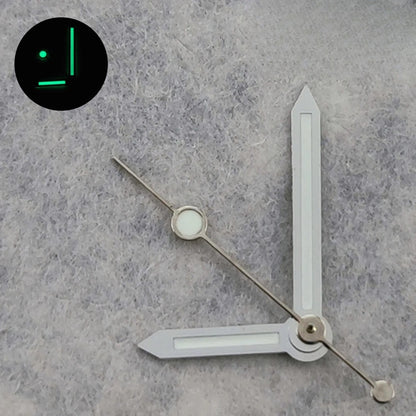 Silver/Black For NH34 NH35 NH36 NH38 7S26 4R35 4R36 Green Luminous Watches Hands