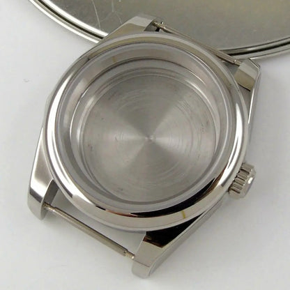 Personalized 39mm Sapphire Glass Watch Case Fit NH35/36 ETA2836 2824 Miyota 8215