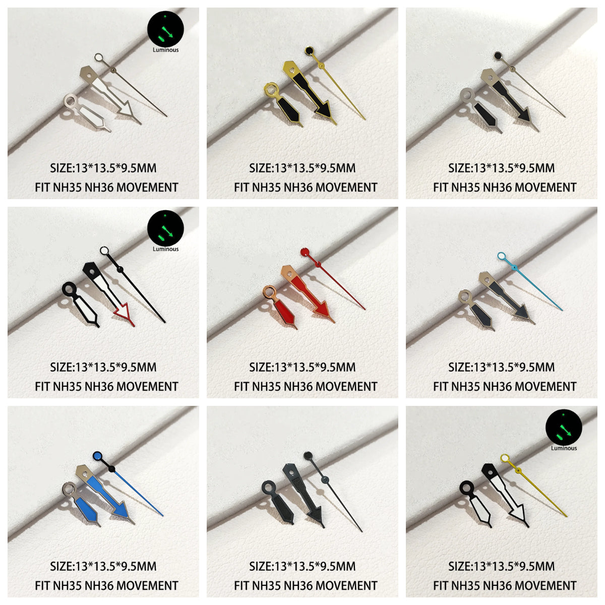 NH35 NH36 Series Hand Green Super Luminous for NH 35 NH 36 Watches Hand
