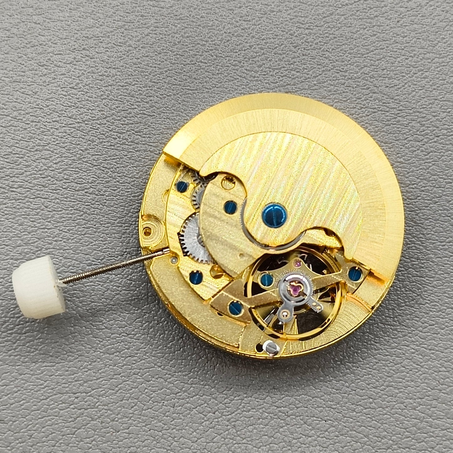 Men Golden Hollow Automatic Mechanical Movement Small Second@6 3 Hands