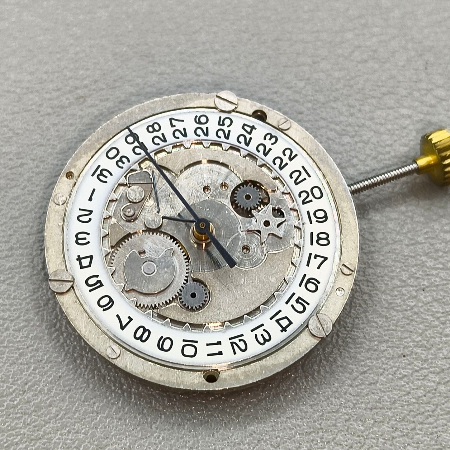 Working Swiss P-2460 3 Hands Watch Quartz Movement