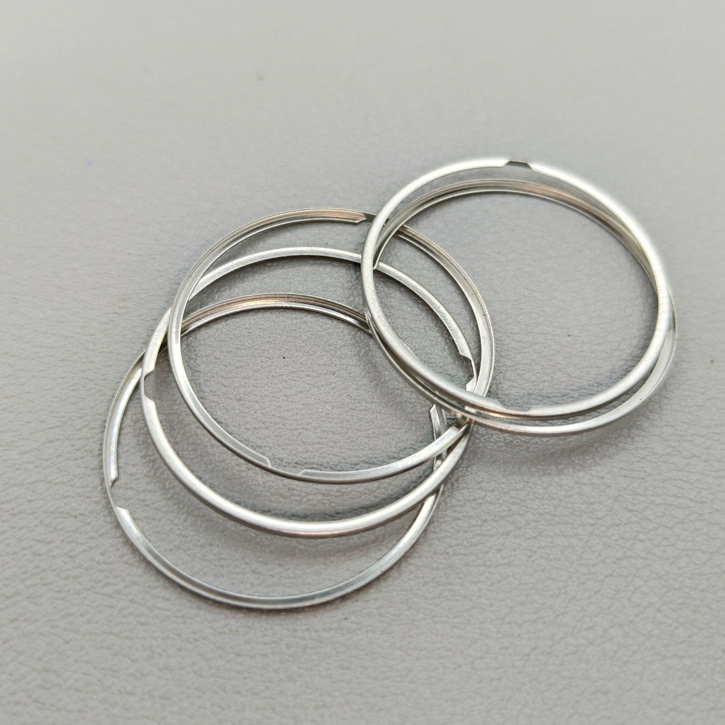 5 PIECES Steel Watch Dial Mount Spacer Ring Fixing Ring for ETA 2824/2836/2846