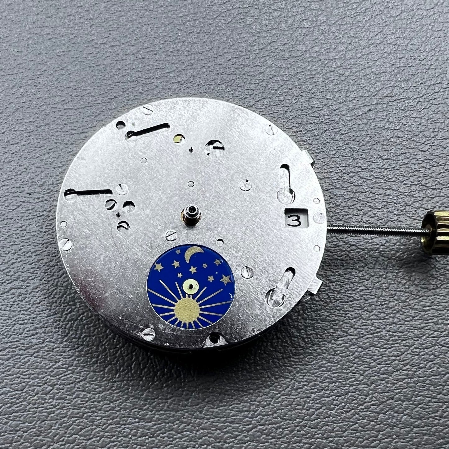 China 2813 Moon Phase@6 Date Silver Multi-Function Automatic Mechanical Movement