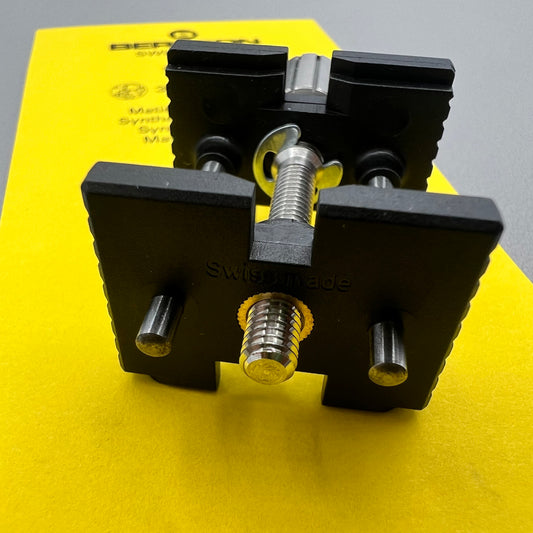 Swiss Bergeon 4039-P flexible synthetic movement holder for secure watch repair and maintenance