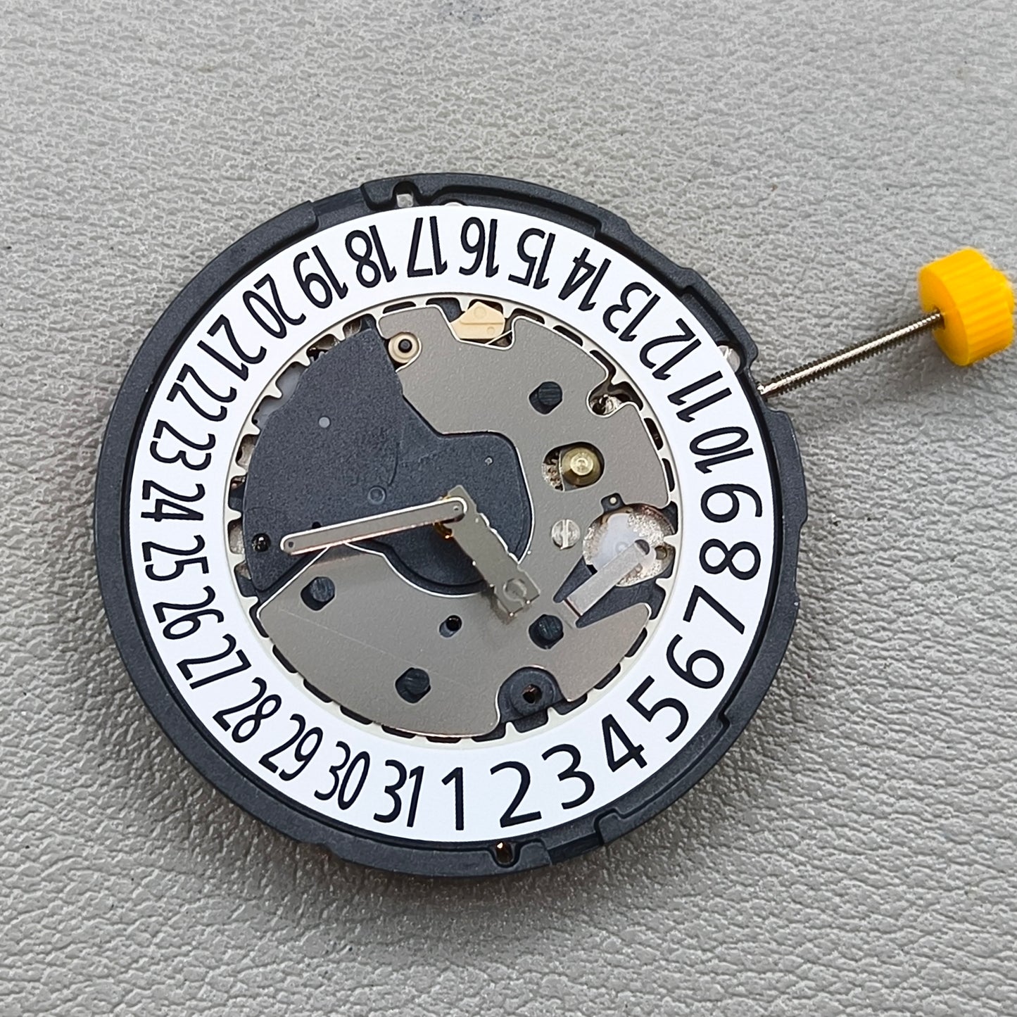 Swiss Ronda Z50 Quartz Movement 5 Hands Small Second@3@9 Date@6