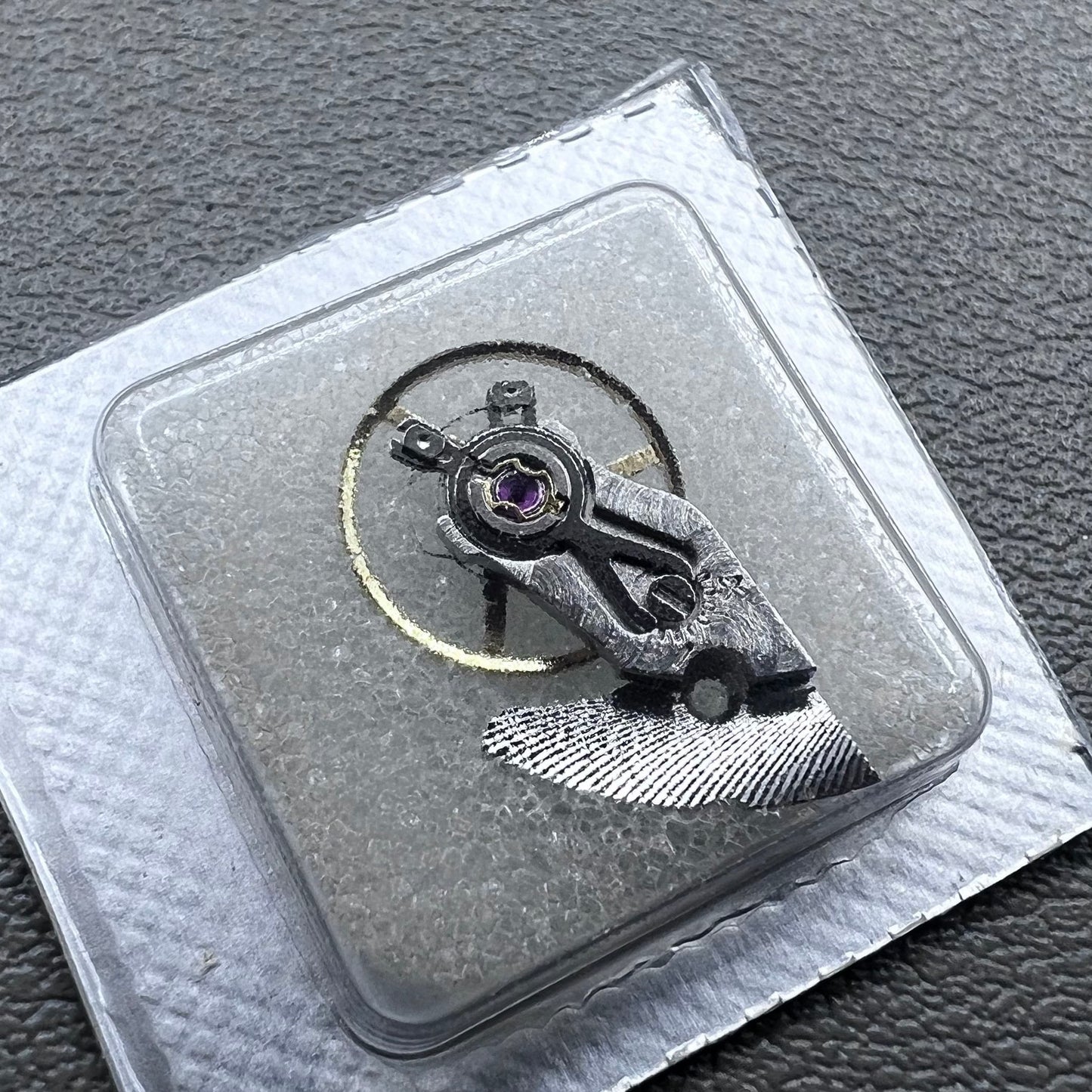 Complete balance wheel with silver splint for ETA 2892A2 movement, high precision watch accessory.