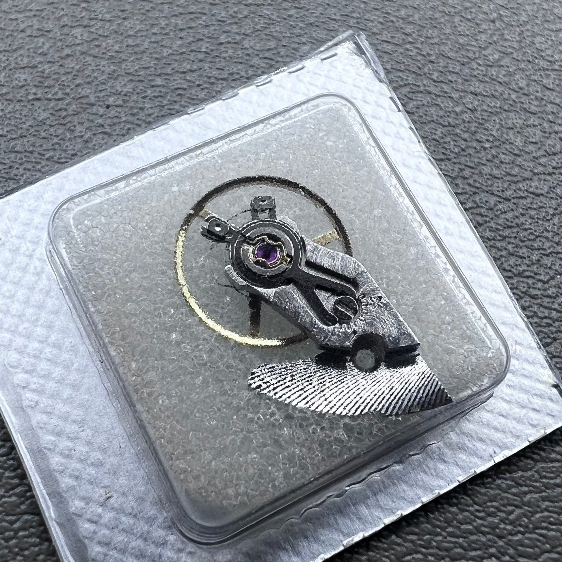 Complete balance wheel with silver splint for ETA 2892A2 movement, high precision watch accessory.