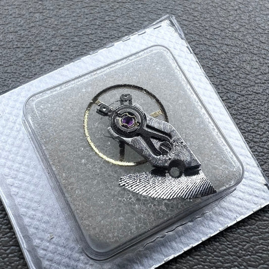Complete balance wheel with silver splint for ETA 2892A2 movement, high precision watch accessory.