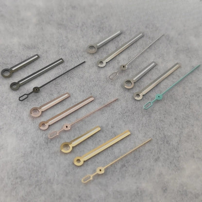 12.5*12*8mm Silver Black Watch Hand for NH35 NH36 Green Lume Silver Vintage