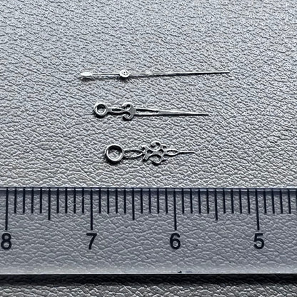 2 Sets Silver Hollow Snowflake Shape No Lume Watch Hands for NH35/36 NH38 NH72 NH70