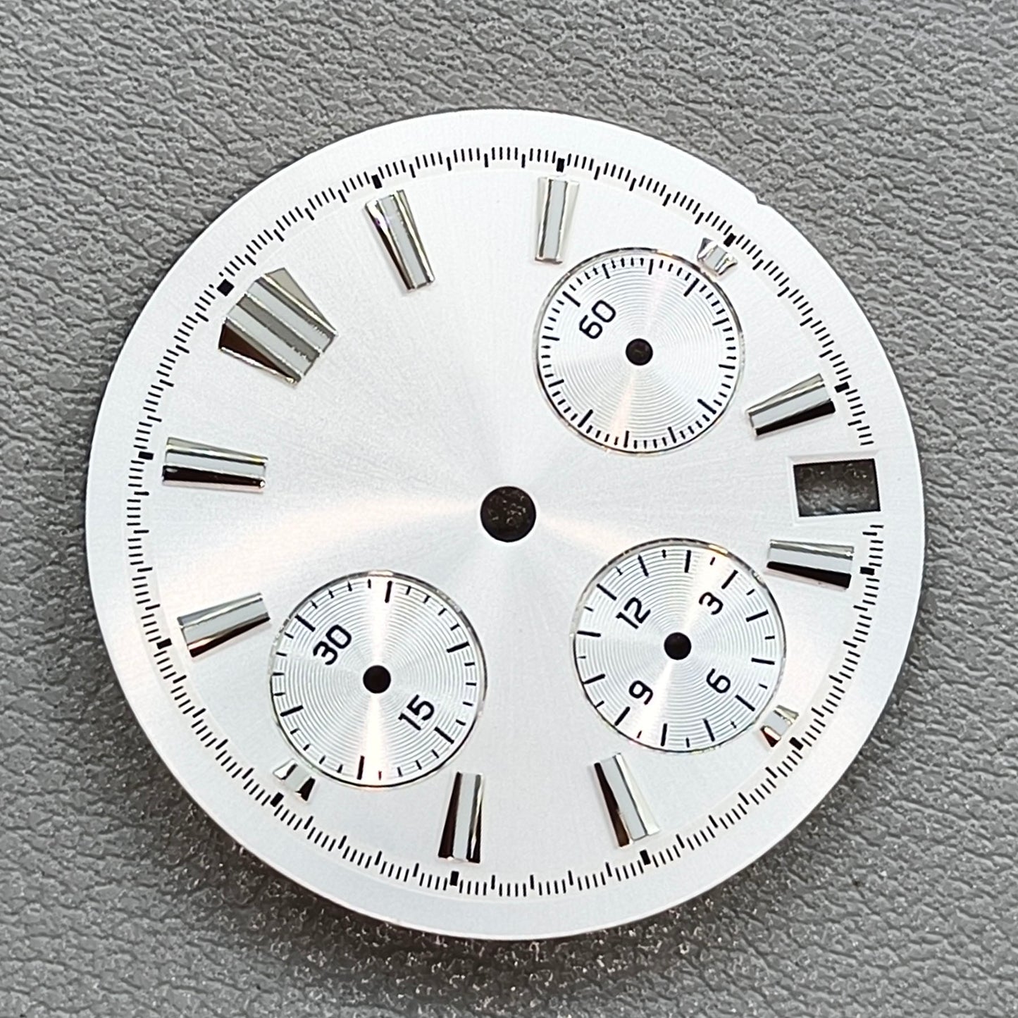 29.5mm White Watch Dial Blue Luminous with Watch Hands Set for VK63