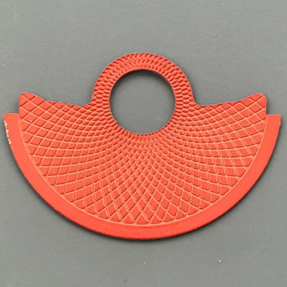 Red snake scale rotor overlay for NH35 NH36 7S26 4R35 watch movements.