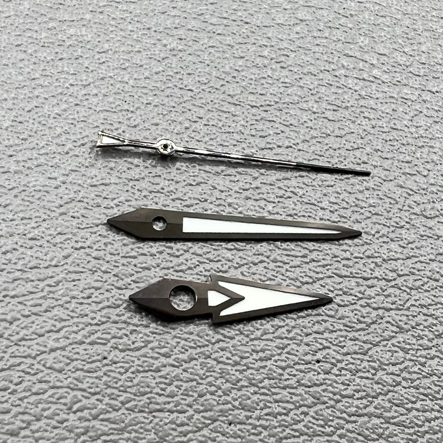 1. Two sets of green luminous watch hands for NH36 NH35 movement by C3.  