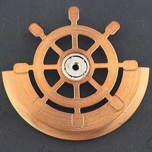 Modified Rose Golden Rudder Rotor Oscillating Weight for NH35 NH36 Movement