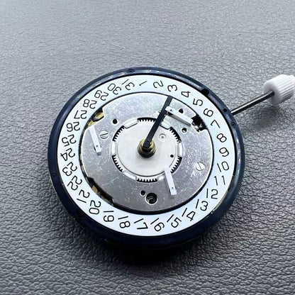 Swiss ISA 8174 quartz movement with 6 hands, golden plated for watch accessories.