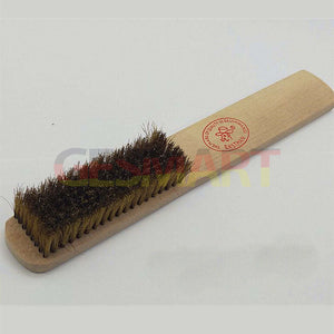 25cm Copper Brush Rust Removal Wooden Handle Metal Cleaning Jewelry Making Tool