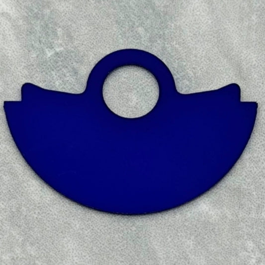 Massive dunkelblaue Rotor-Schwinggewichtsauflage aus Metall, passend für NH35 NH36-Uhrwerk