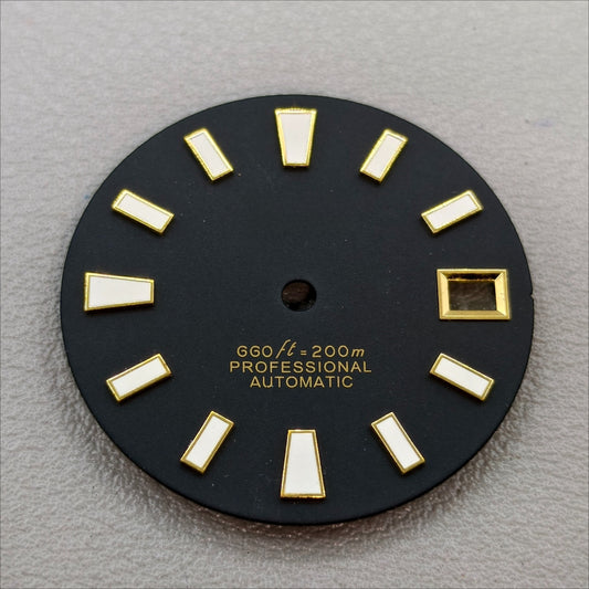 watch dial with S logo