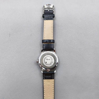 36mm Black Strap Beijing Double Rhomb Manual Mechanical Watch