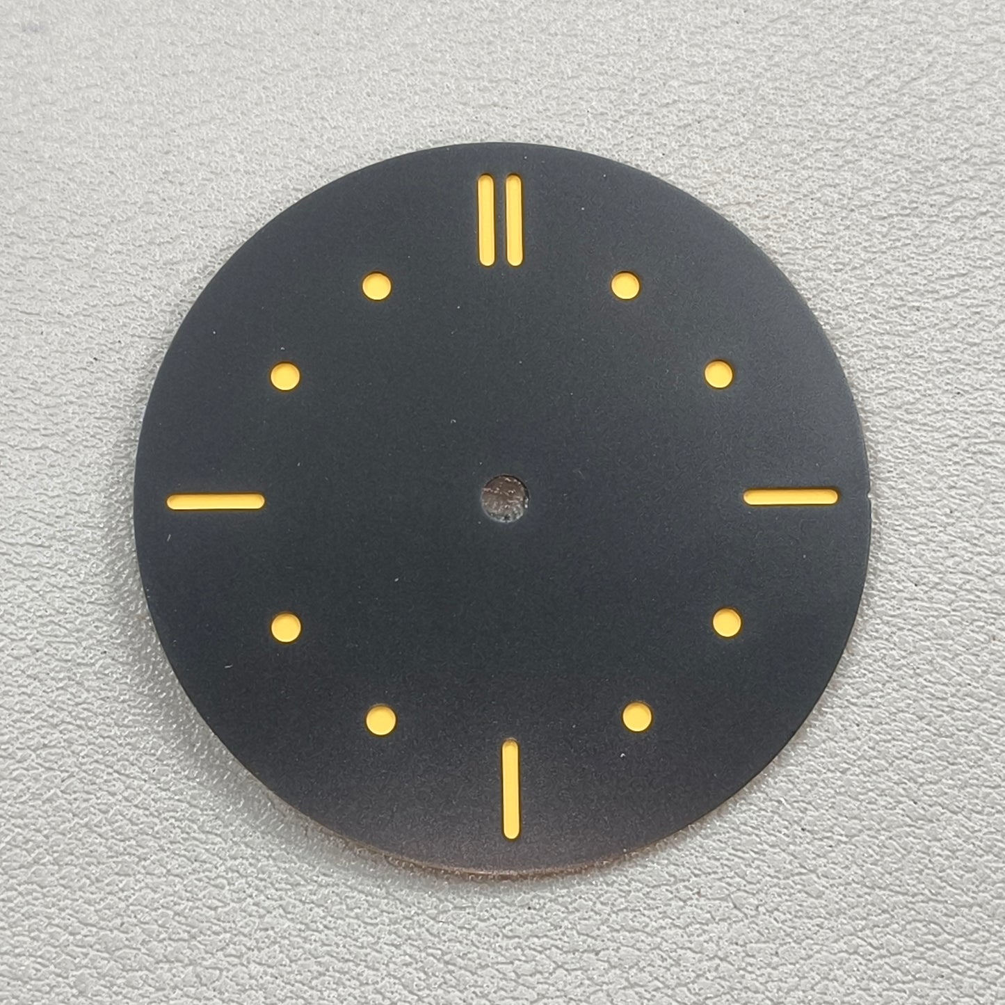 39mm Green Luminous Black Dot Watch Dial Suitable for Movement ETA 6497/6498