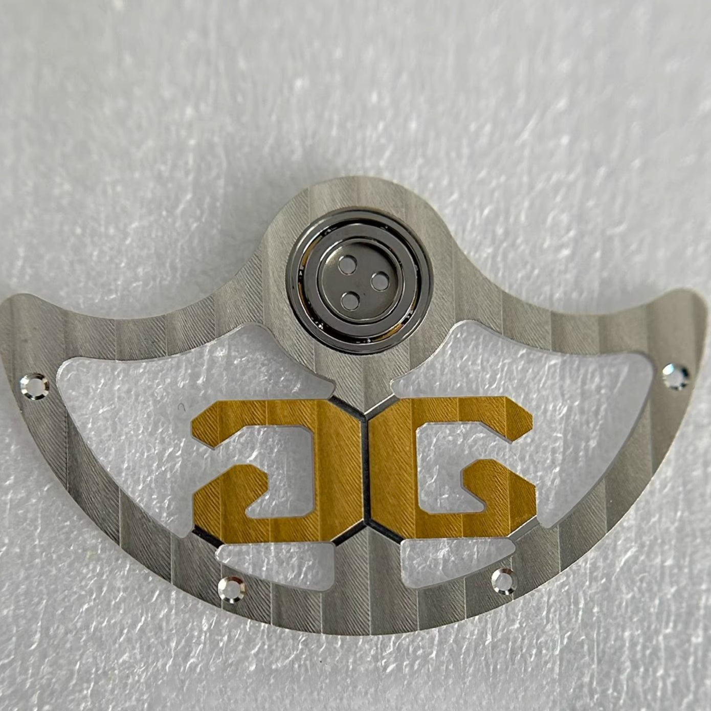 Rotor oscillating weight for Glashutte36 movement, essential watch part enhancing winding efficiency.