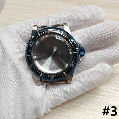 39.5mm Stainless Steel Watches Case with Bezel & Acrylic Glass for NH35 NH36