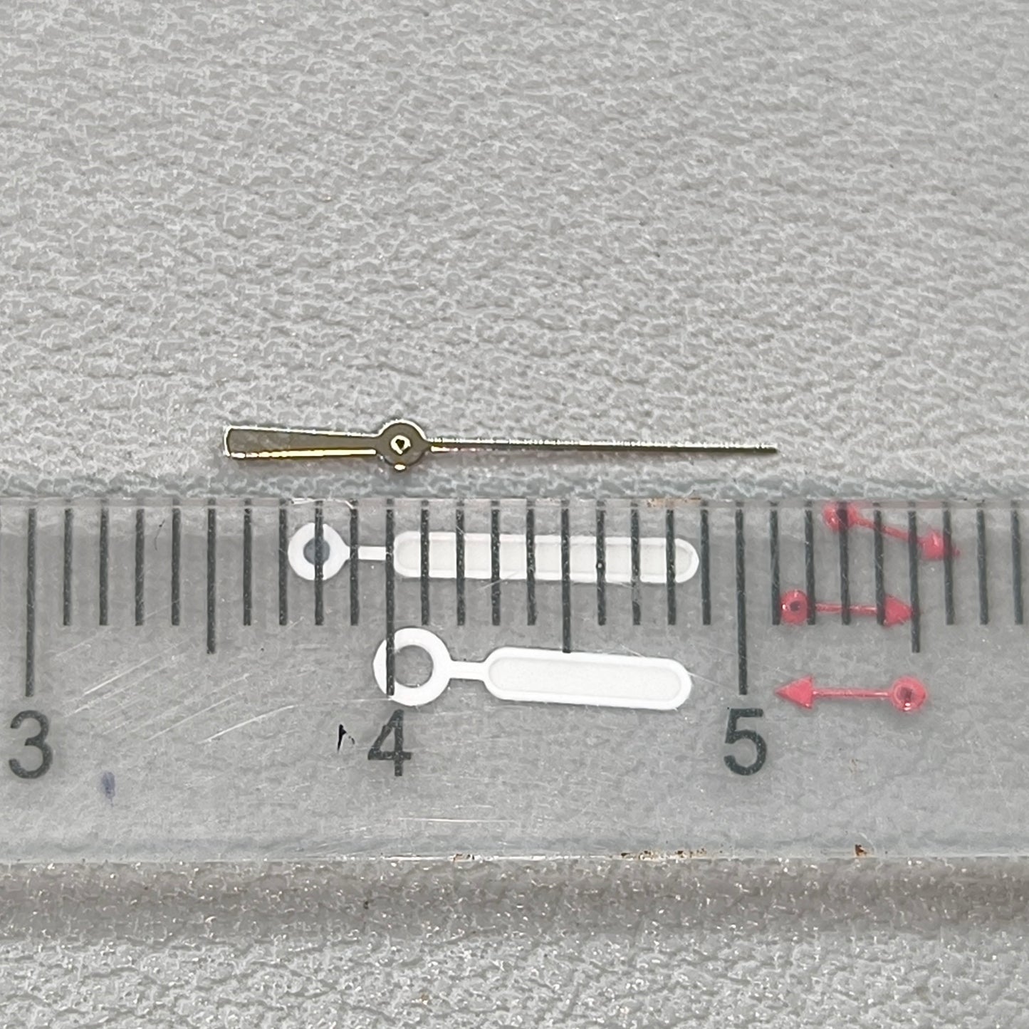 White Trim Silver Second Hands Watch Hands for OS10 OS60 OS80 Movement