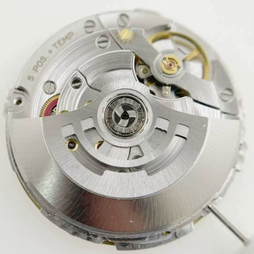 China Made 3255 automatic watch movement with double calendar and narrow disk, precise mechanical design.