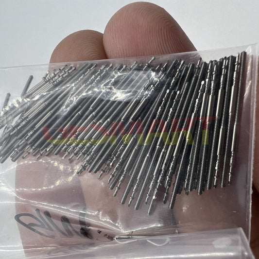 1. Set of 10 Generic watch winding stems for GM00 GM10 movement, precise fit for repairs.  