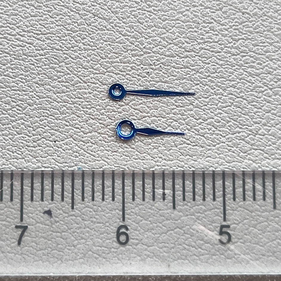 Blue Painted Watch Hands for Ronda 763 762 751 1062 1063 Quartz Movement