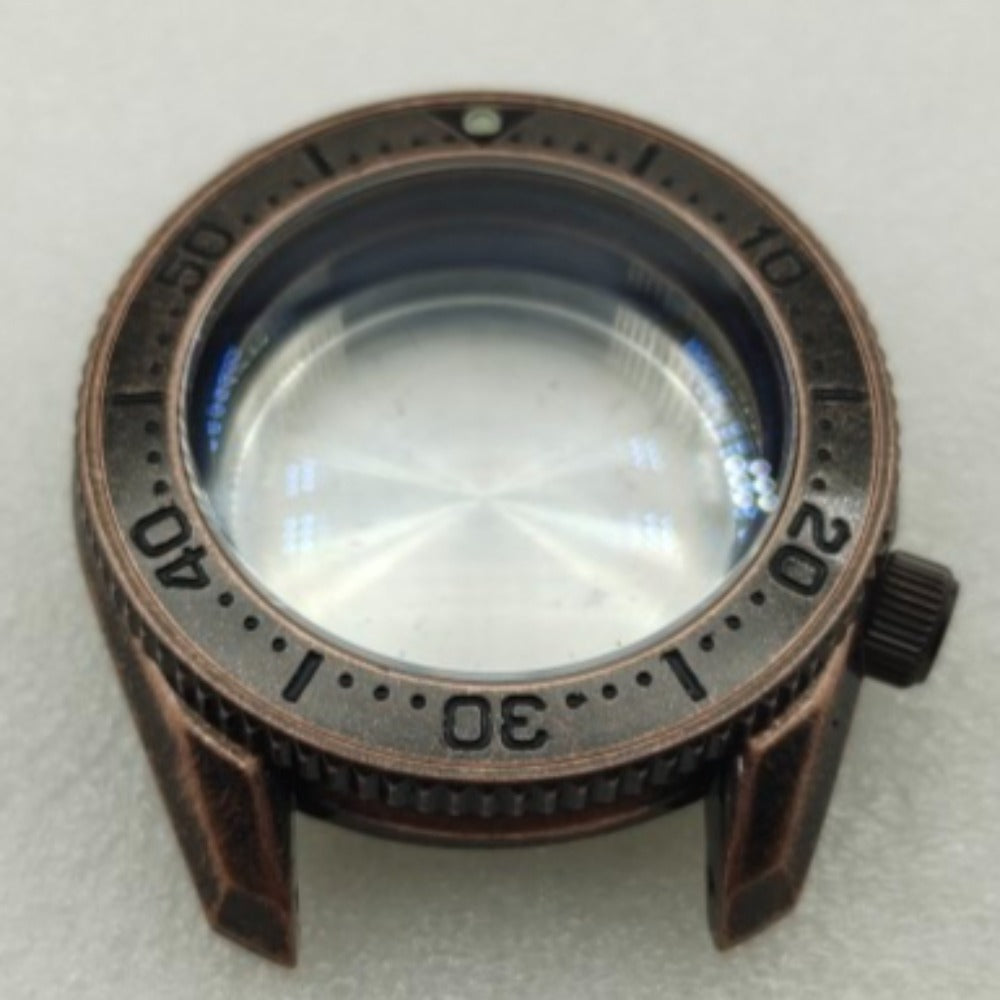 Bronze polished 42mm watch case for SPB185/SPB187J1 with NH35/36/4R/6R movement compatibility