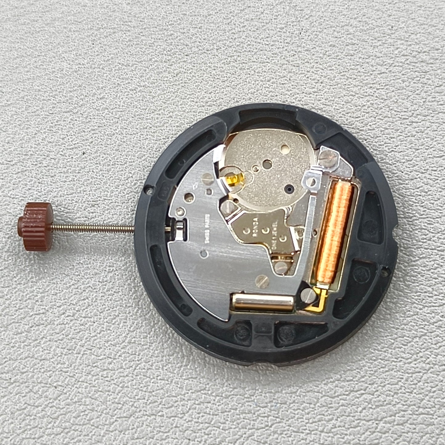 Swiss Ronda 519 Quartz Watch Movement White Disk