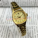 24mm SHANGHAI HAIDA Manual Mechanical Lady Watch Golden Nail Square Case