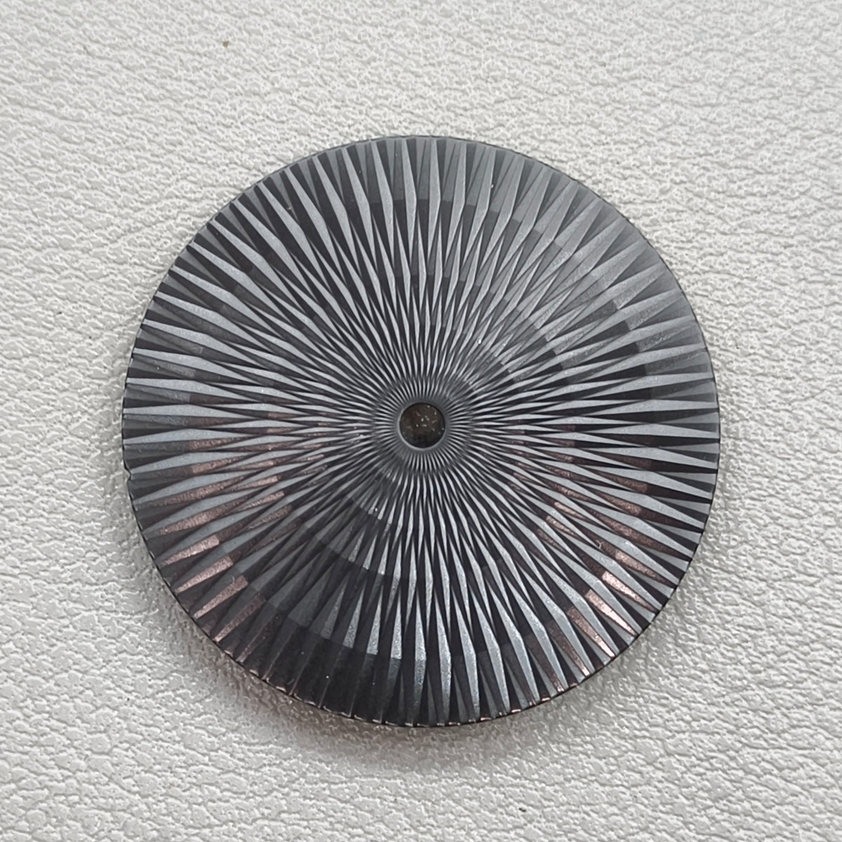 Modified 28.5mm Black Radial No Lume Watch Dial for Miyota 8215 Movement