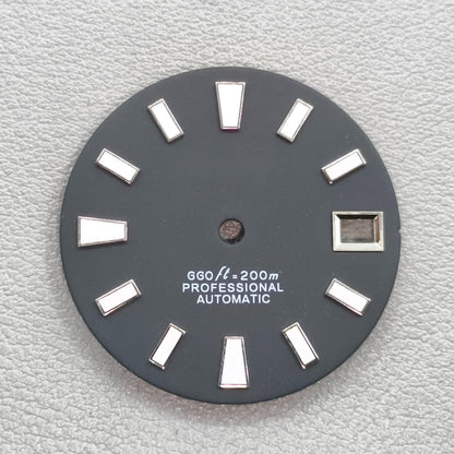 watch dial with S logo
