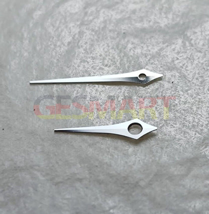 Silver and gold arrow watch hands set for Epson TMI VJ34 movement, precise accessory.