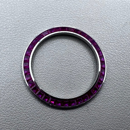 Inclined Rose Pink Watch Bezel Daytona T-Shaped Square Moissanite