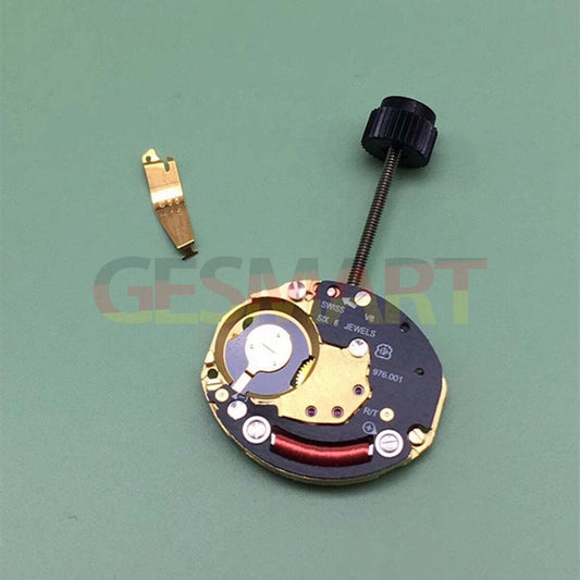 Montre à quartz <tc>ETA</tc> 976.001 originale neuve, mouvement suisse à 2 aiguilles 