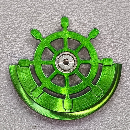 Green Rudder Modified Rotor Oscillating Weight for NH35 NH36 Movement