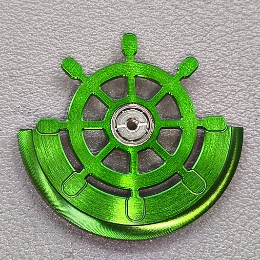 Green Rudder Modified Rotor Oscillating Weight for NH35 NH36 Movement
