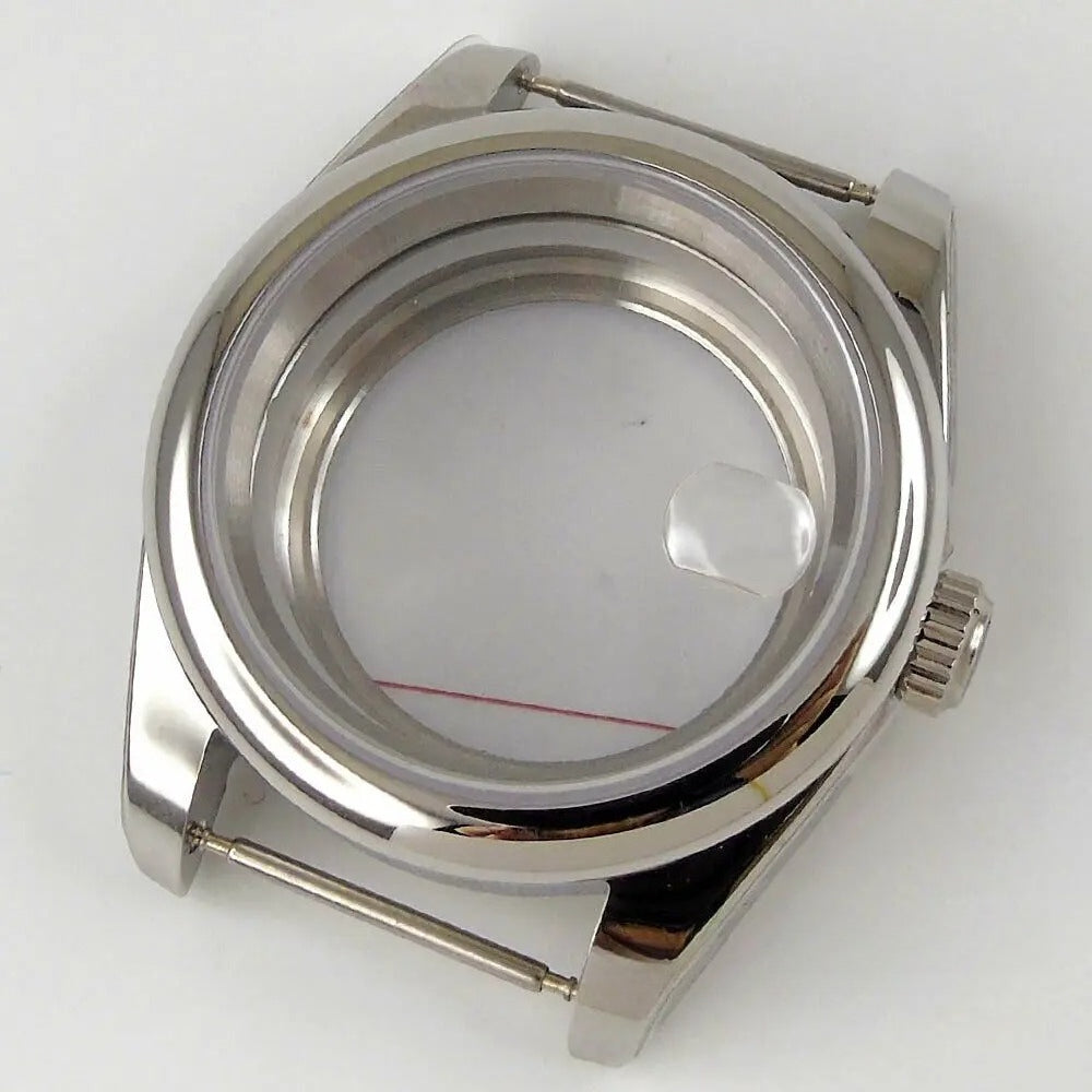Personalized 39mm Sapphire Glass Watch Case Fit NH35/36 ETA2836 2824 Miyota 8215