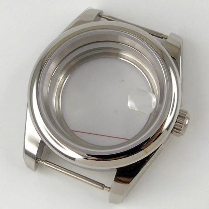 Personalized 39mm Sapphire Glass Watch Case Fit NH35/36 ETA2836 2824 Miyota 8215