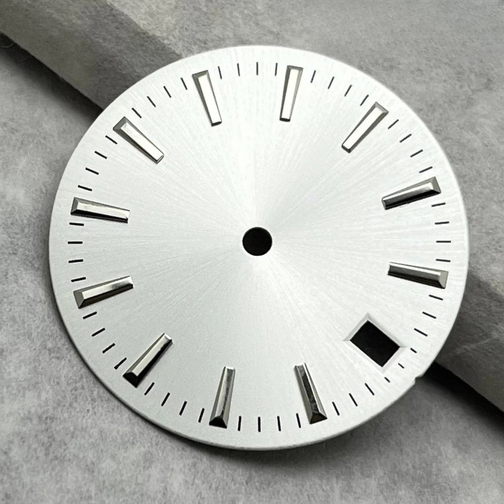 28.5mm Watch Dial Stripes Sunburst Simple For NH35/36/4R/7S Movement Modified