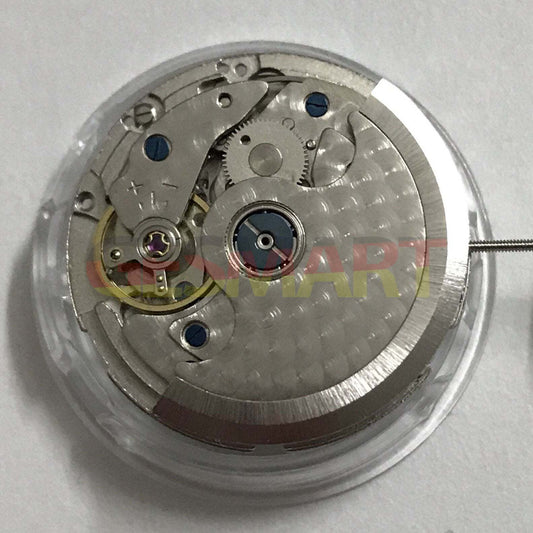 China Made 2813 automatic mechanical watch movement with single calendar for precise timekeeping.
