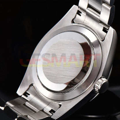 40mm 316L stainless steel men's mechanical diving watch with sapphire glass, waterproof,.