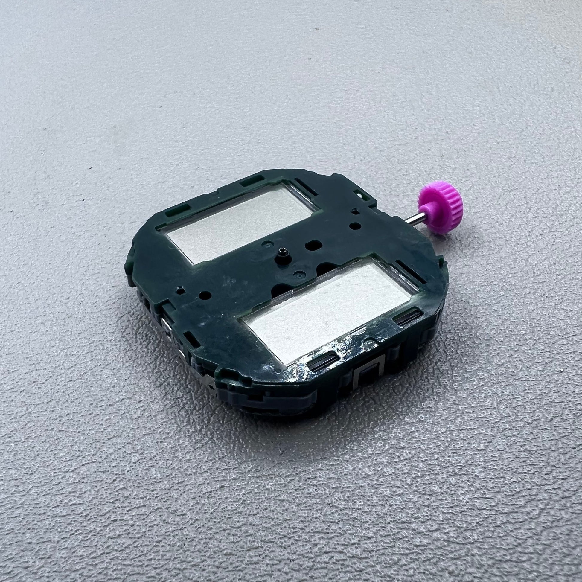 Japan T240 quartz watch movement with 3 hands and digital display, perfect for precise timekeeping accessories.